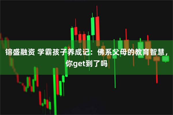 镕盛融资 学霸孩子养成记：佛系父母的教育智慧，你get到了吗