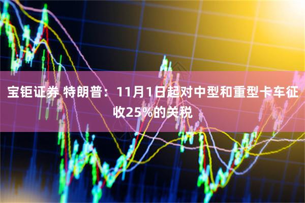 宝钜证券 特朗普：11月1日起对中型和重型卡车征收25%的关税