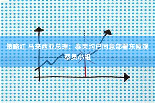 策略红 马来西亚总理：泰柬均已同意部署东盟观察员小组
